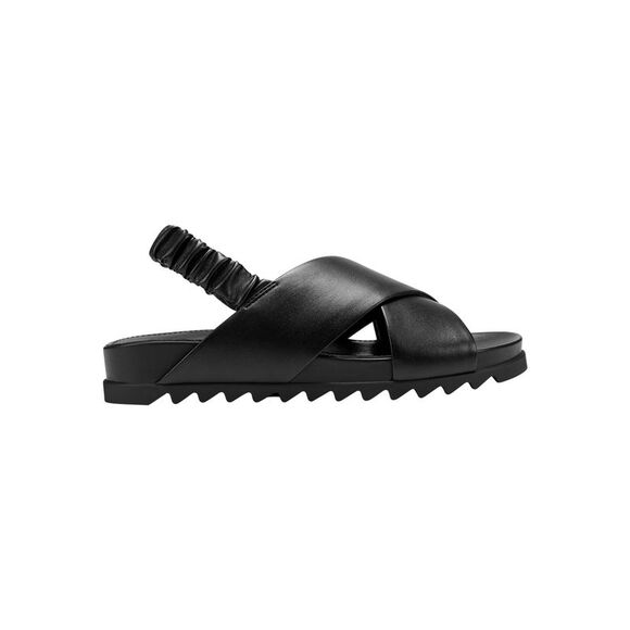 MARC FISHER Womens Black Back Strap Jivin Round Toe Slip On Slingback Sandal 6 M - Picture 2 of 4